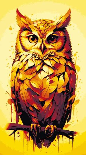 Realistic Owl - HueForge