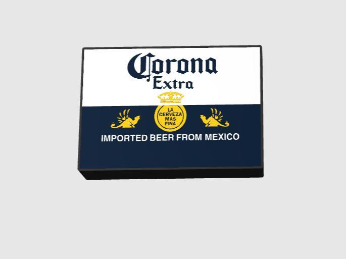 Corona Beer Lightbox Sign Logo