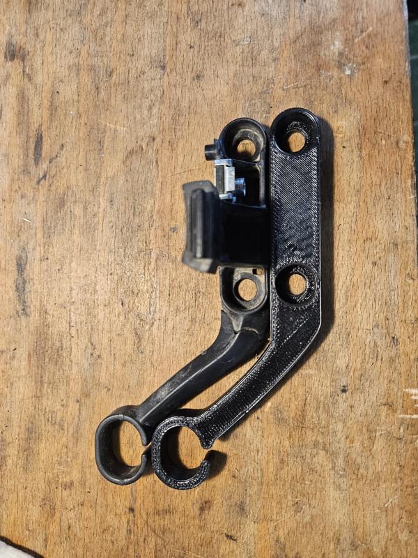 Brake line Guide Beta motorcycle (without horn holder)