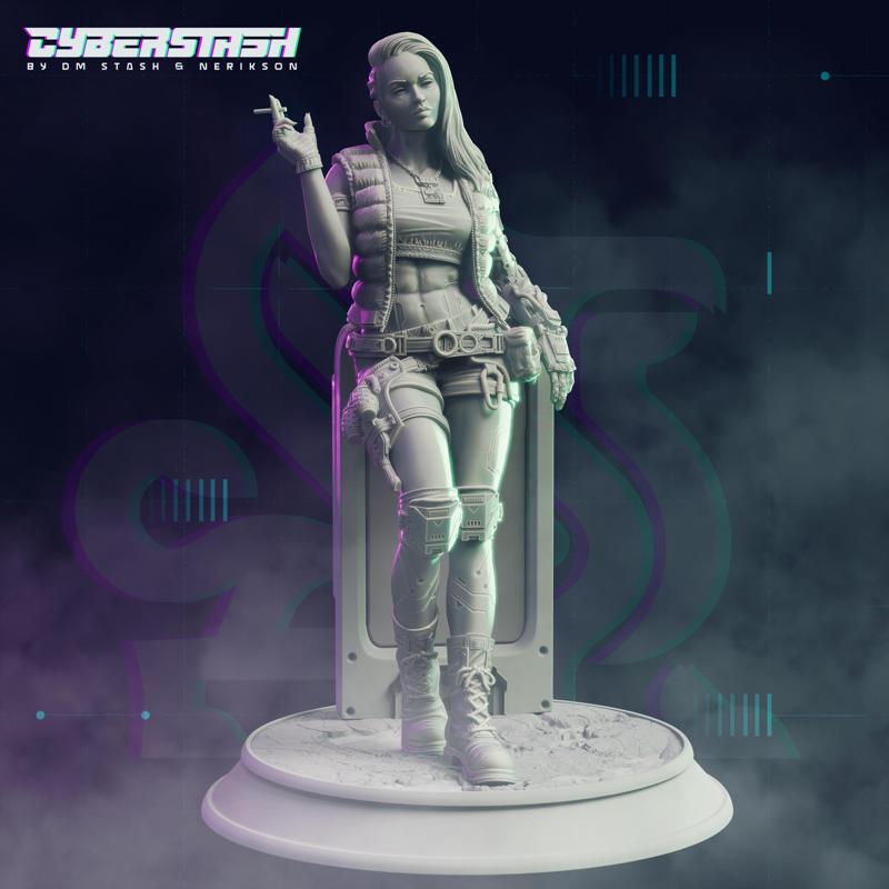 Cyberpunk Techie Mechanic - Kimberley  Possum  Harris