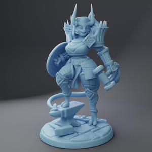 Dahlia, the Tielfing forge cleric