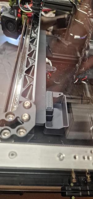 Nozzle Scrubber & Decontaminator for Voron 2.4 using Bambu A1 Nozzle Wiper w/ Sheet Stops kinteic mount Remix