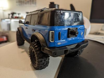 TRX4m Bronco spare tire mount