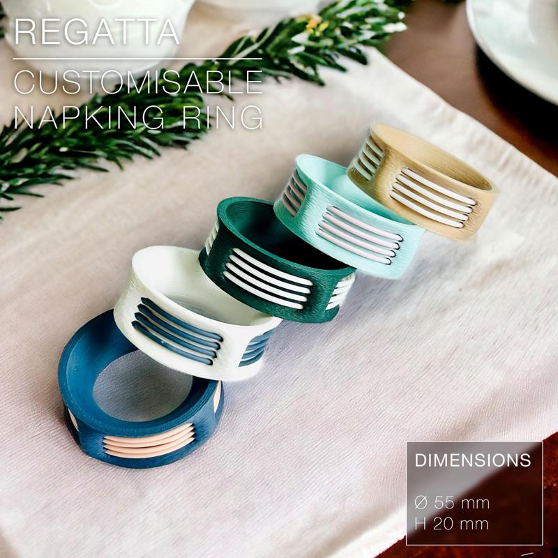 REGATTA  |  Napkin Rings, customisable
