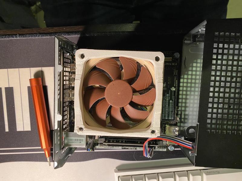 Noctua NA-FD1 Fan Duct for asrock deskmini X300
