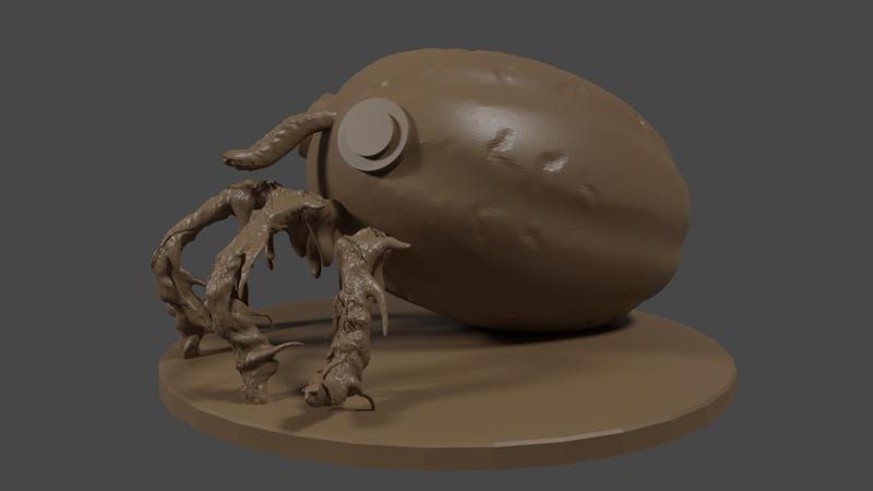 Bugsnax  inspired, Mama Mewon , Tabletop DnD miniature