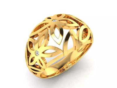Women Ring 3dm render detail
