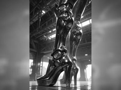 Robot High Heels Hueforge