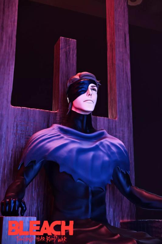 Aizen Sosuke - Manga Style Sitting on Chair