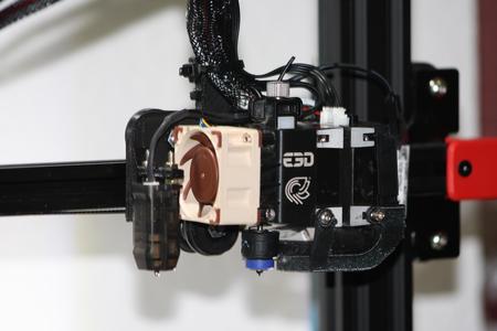 Ender 3 hemera XS mount for 20mm fan