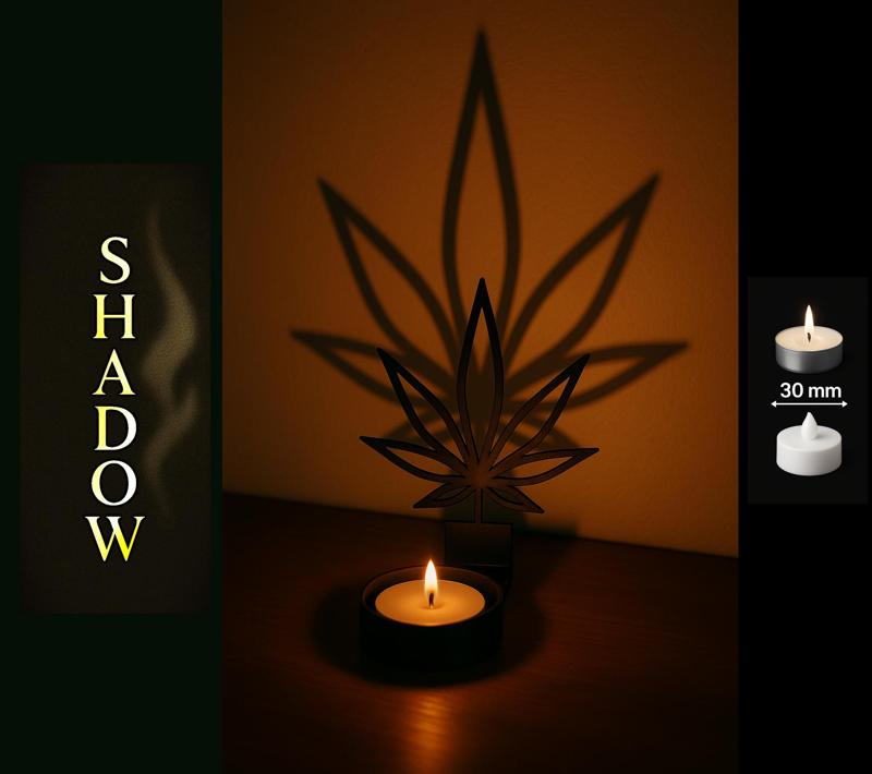 Shadow Art - Leaf
