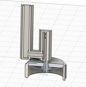 Water seal without supports