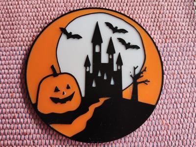 Halloween cup coaster / cup stand