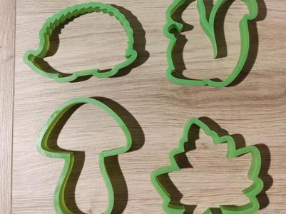 Autumn cookie cutters