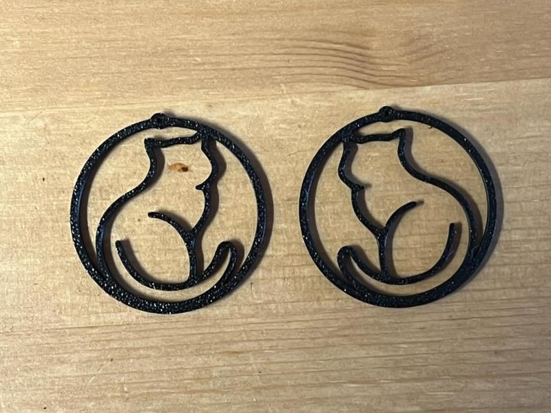 cat earrings