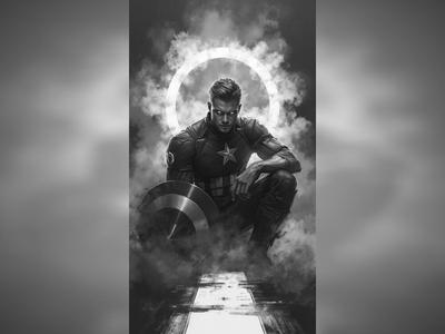 Captain America Hueforge