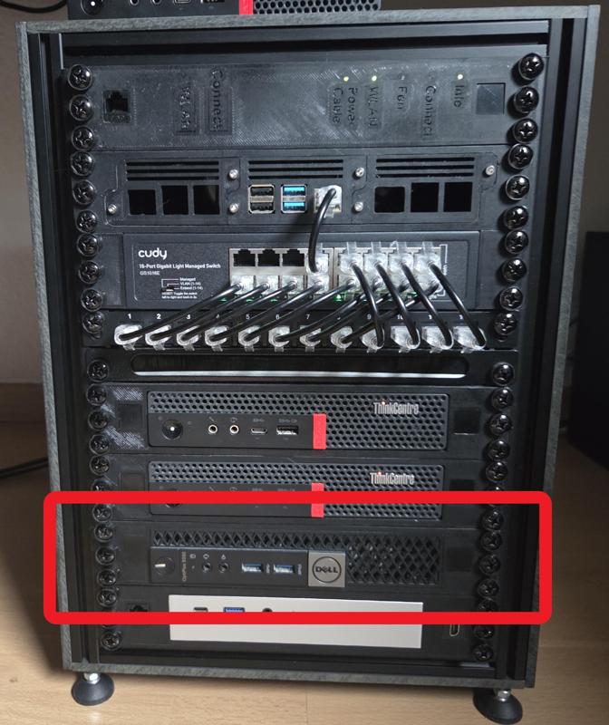 Optiplex Micro 10 inch Rackmount with Keystone  slots