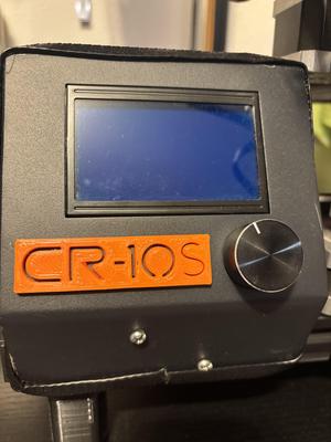 CR-10S logo plate