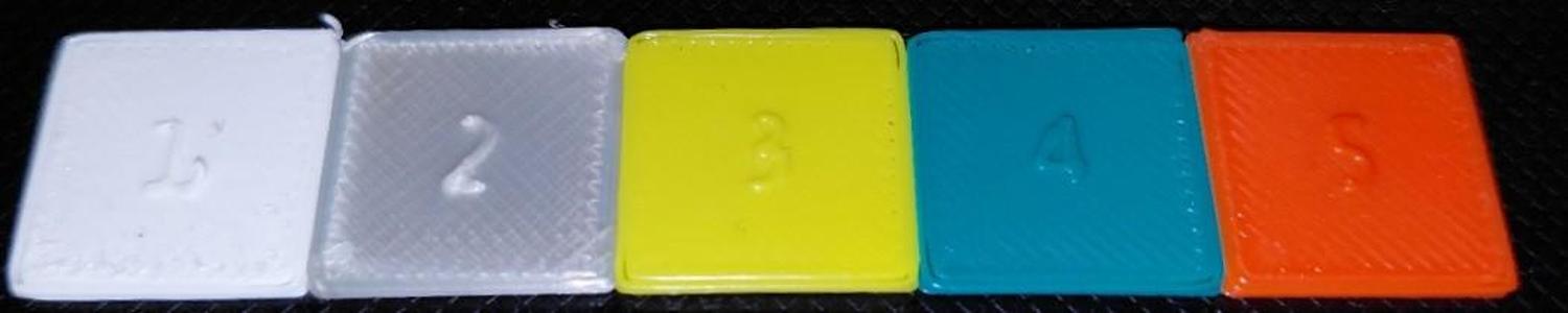 5 Material MMU swatch