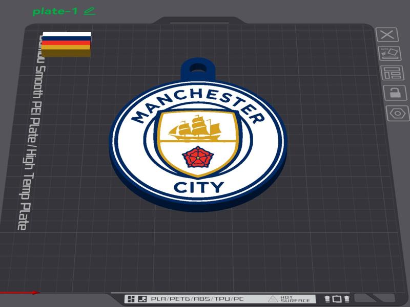 Manchester City KEYCHAIN