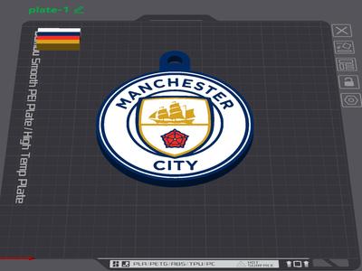 Manchester City KEYCHAIN