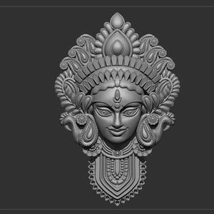 durga ji face