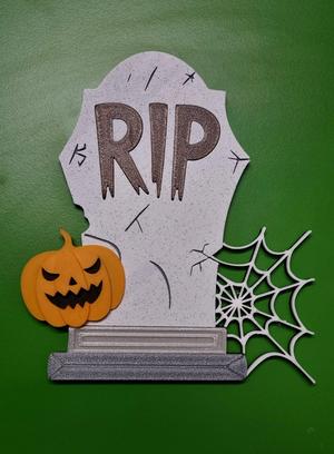 Halloween tombstone NO AMS