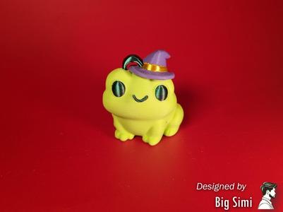 Witchy Frog keychain 