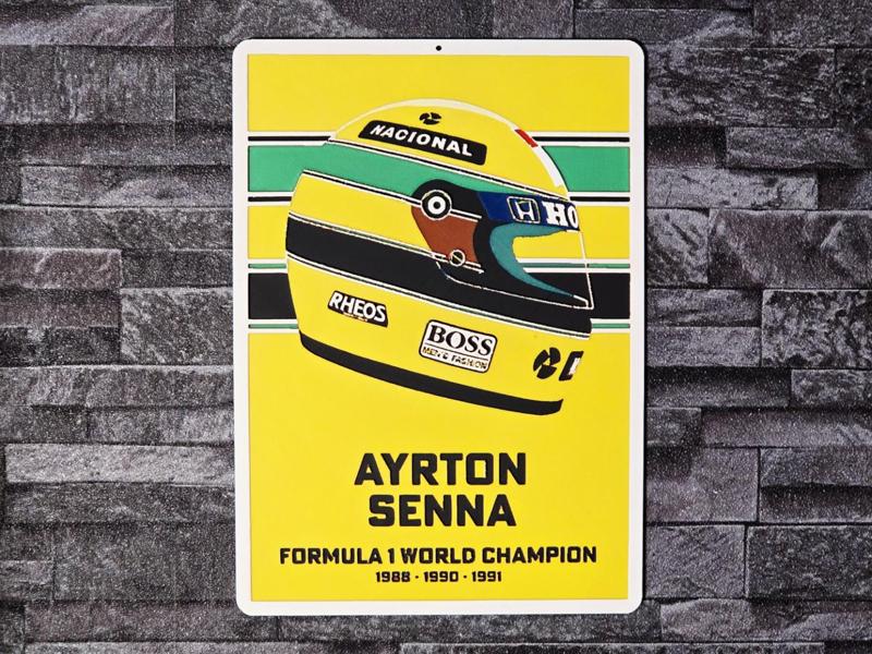 Hueforge Helmet Ayrton Senna