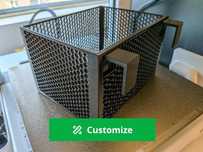 Customisable Honeycomb Pushfit Container