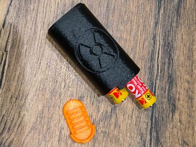 2pcs AAA battery box