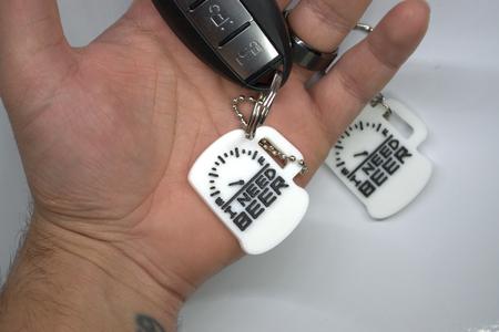 I Need Beer Low Fuel Keychain