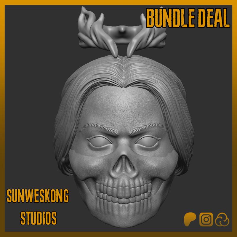 Agatha All Along Rio Vidal Aubrey Plaza Lady Death Headsculpt Bundle