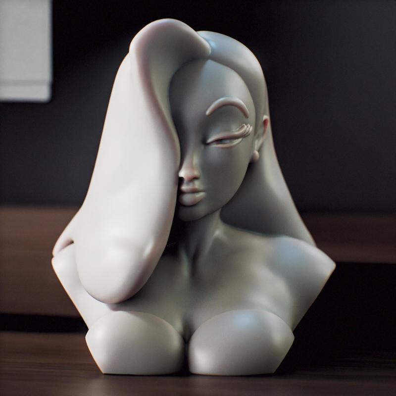 Jessica Rabbit Bust of Who Framed Roger Rabbit - Jessica Rabbit Bust of Who Framed Roger Rabbit - Jesica Rabit