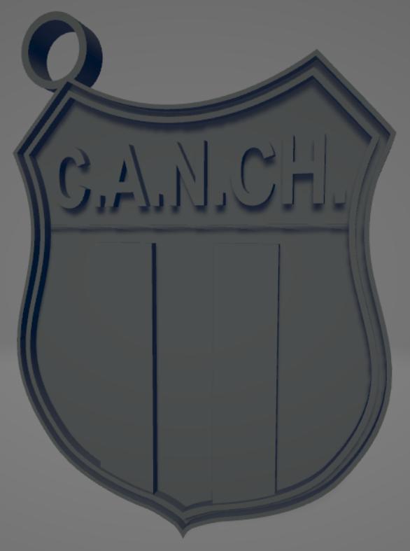 Llavero bicolor del Club Atlético Nueva Chicago