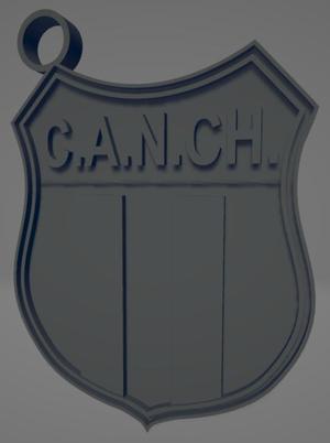 Llavero bicolor del Club Atlético Nueva Chicago