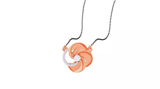 Flower Light Weight Diamond Necklace renders 3dm stl details