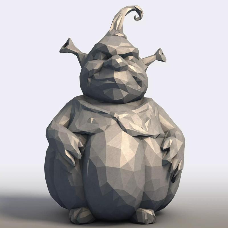 Ogre Pumpkin Figure -