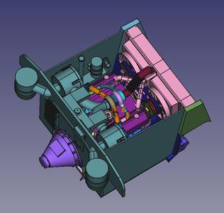 1/35 IDF M50/M51 CUMMINS ENGINE SET - M4A1 HULL