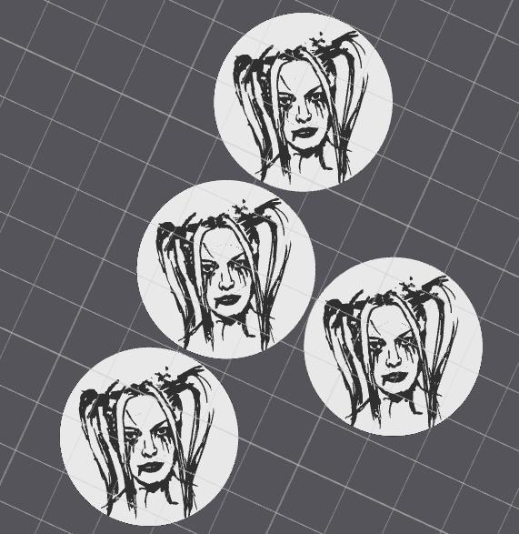 Harley Quinn Tire Valve Stem Cap