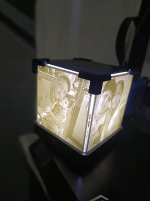 Lithophane lamp