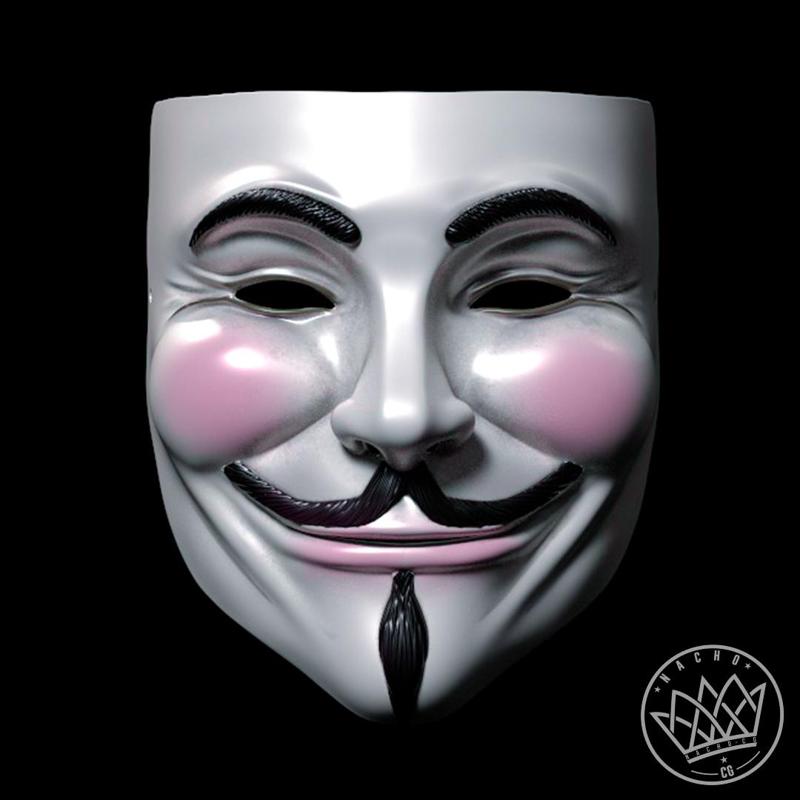 Fan Art - Guy Flawks Mask from V for Vendetta