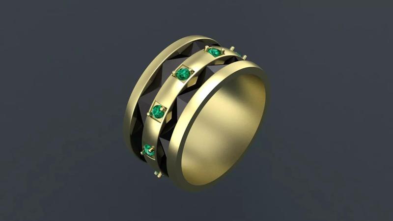 Wedding band-rings for CNC or