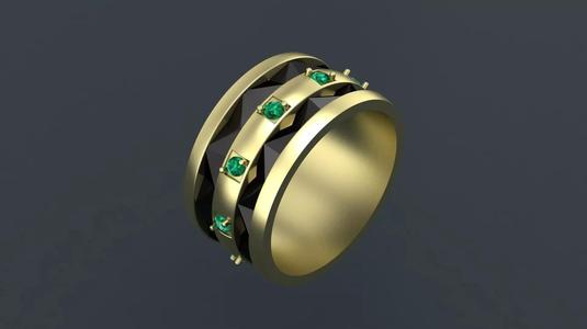 Wedding band-rings for CNC or
