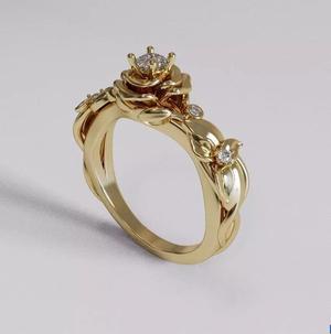 Flower ring 001