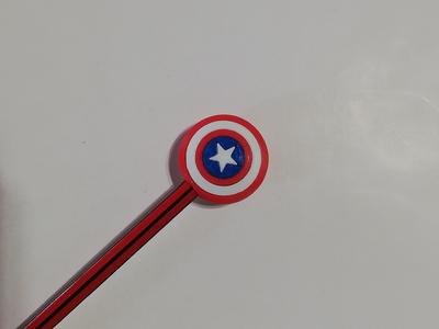 Captain America Pencil Cap