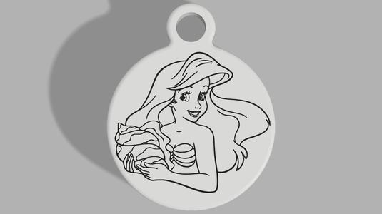 The Little Mermaid - Ariel Keyring
