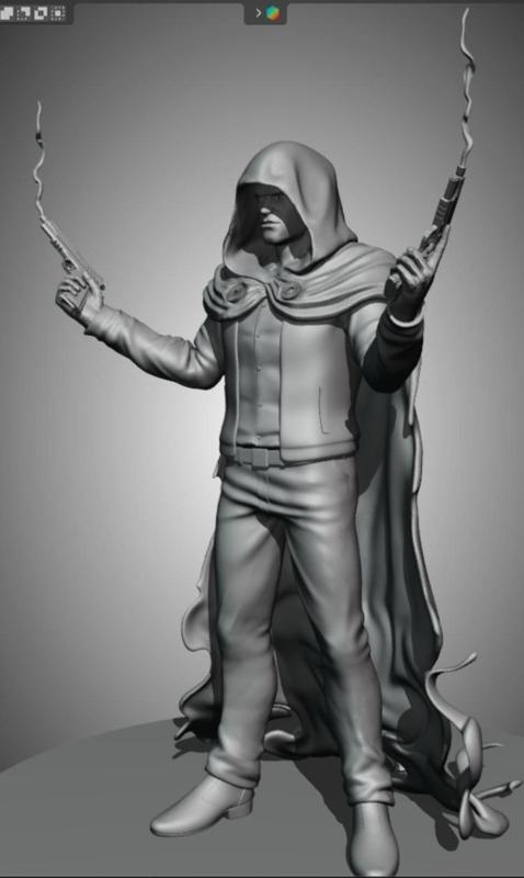 The Hood Marvel comics 3d model figure 3D print model