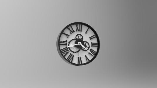 20 cm wall clock, gear model