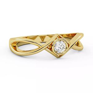 Cross Promise Engagement Ring
